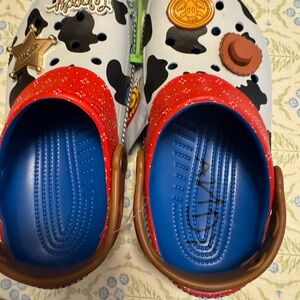 CROCS Kids Shoes in Red, Blue, and Black